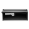 Architectural Mailboxes Mailbox, Black, Post Mount, Medium 8760B-10 - alternate 7